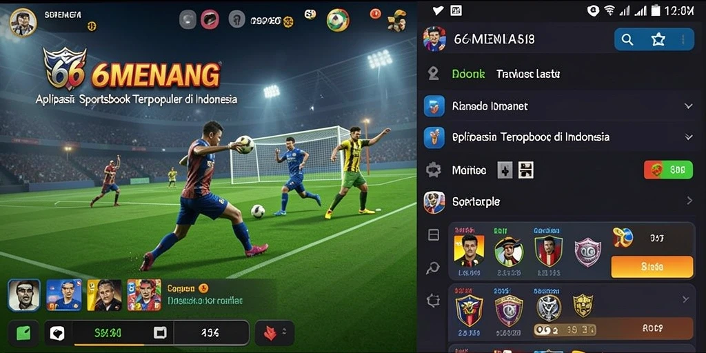 Tampilan menarik dari gameplay Sportsbook 66MENANG.