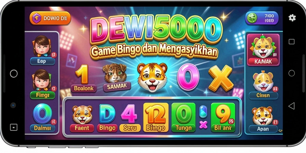 Screenshot gameplay DEWI5000 yang seru dan menantang.