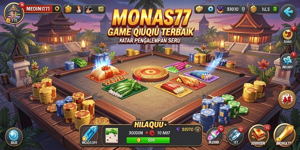 Gameplay seru QiuQiu di MONAS77 yang memikat dan kompetitif.