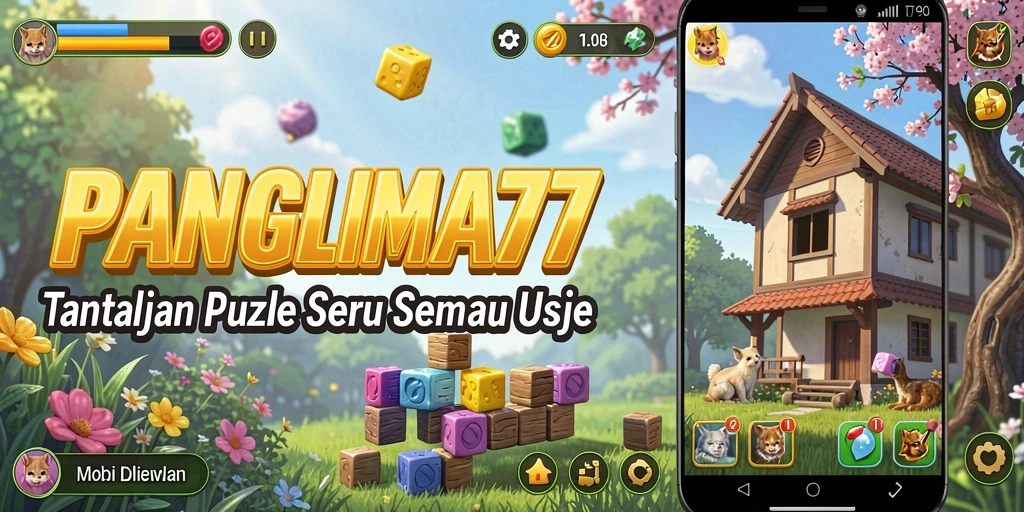 Tampilan gameplay seru dari <strong>PANGLIMA77</strong> saat menyelesaikan puzzle.