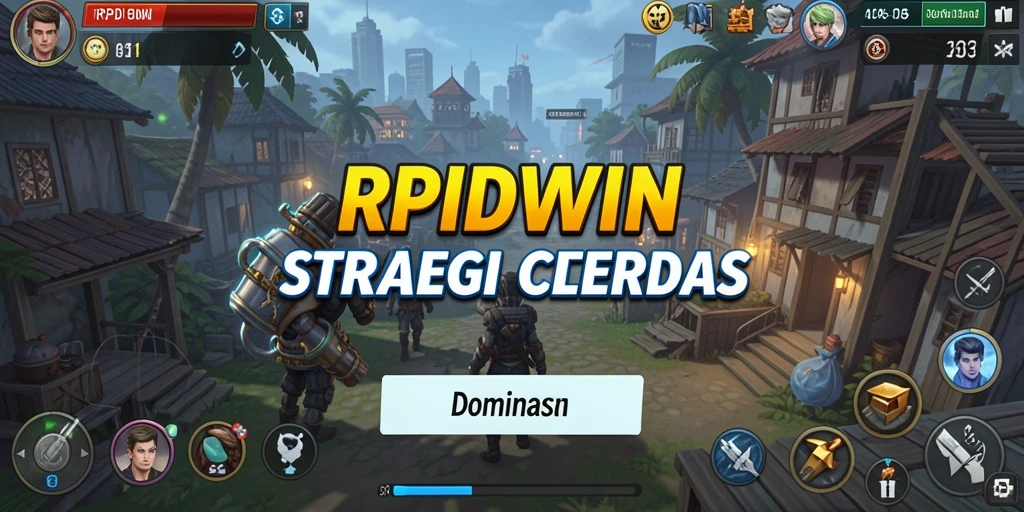 Tampilan gameplay strategis yang menegangkan dalam RPIDWIN.