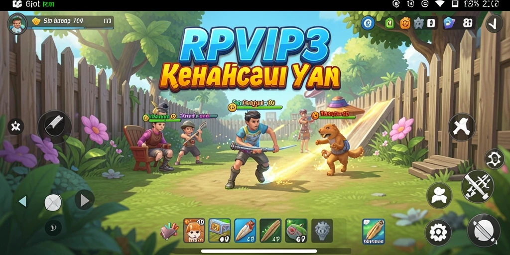 Tampilan gameplay RPVIP3 yang menarik dan mendetail.