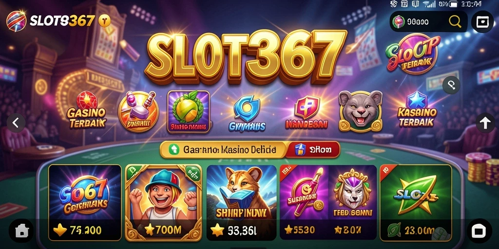 Tampilan gameplay SLOT367 yang menarik dan menggoda untuk dimainkan.