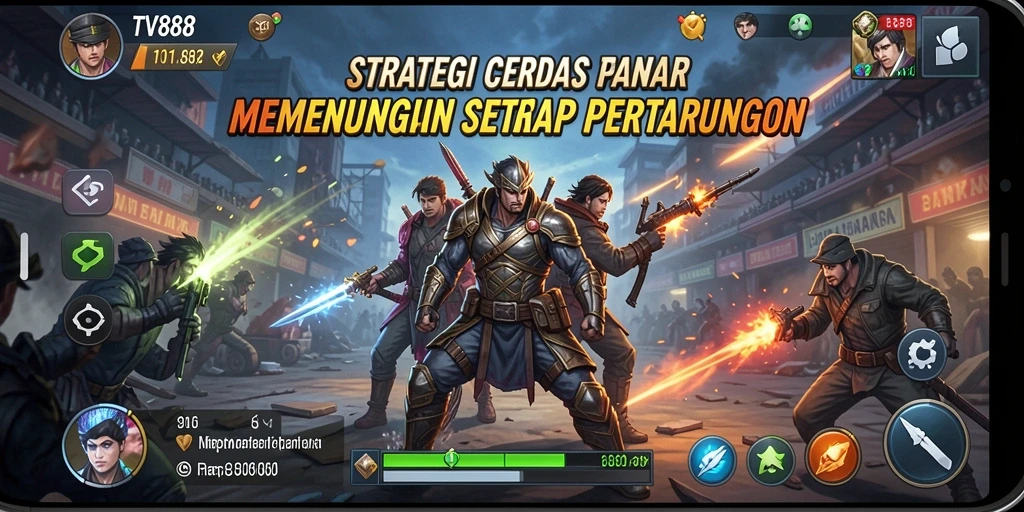 Screenshot utama TV888 menampilkan gameplay strategis yang mendebarkan.